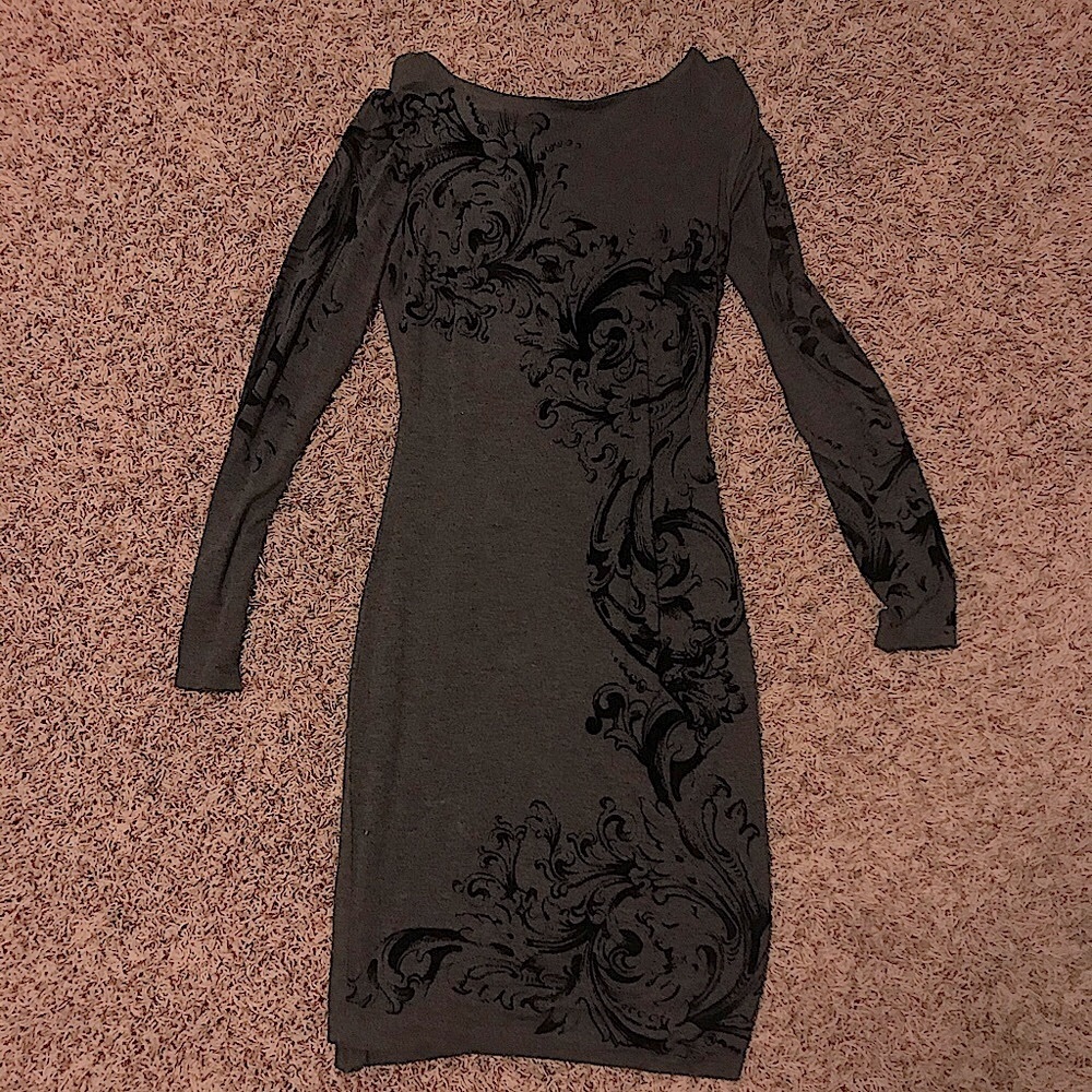 Cache Long-sleeved Dress
